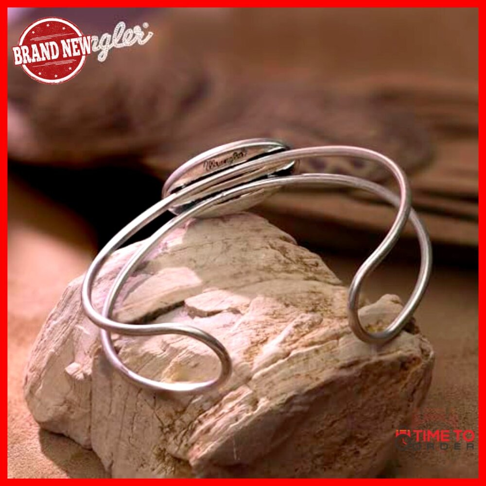 Adjustable Copper Cuff Bracelet With Turquoise St… - image 5